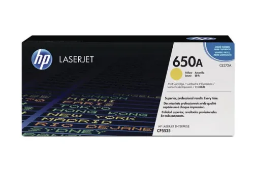 HP, HP H650AY Toner ye - HP No. 650A Y, CE272A für z.B. HP Color LaserJet Enterprise CP 5500, HP Color LaserJet Enterprise CP 5520
