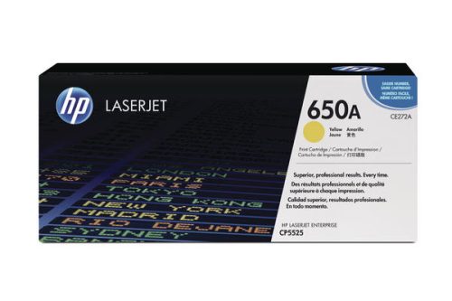 HP, HP Toner-Modul 650A yellow CE272A Color LJ CP5520 15'000 Seiten