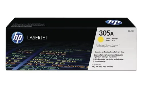 HP, HP H305AC Toner ye - HP No. 305A C, CE412A für z.B. HP LaserJet Pro 300 color M 351 A, HP LaserJet Pro 300 color MFP M 375 nw