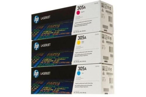 HP, HP Toner Tri-Pack 305A CMY CF370AM LJ Pro Color M375 2600 Seiten