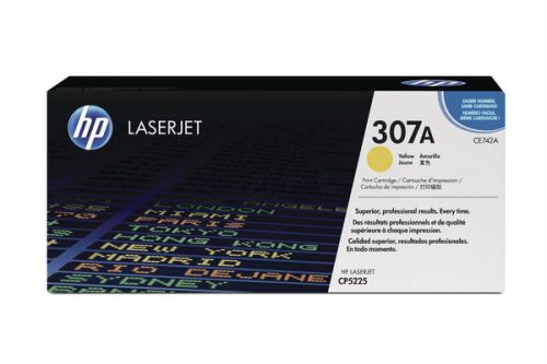 Hp, HP 307A Toner gelb (Ce742A) Tonerkassette