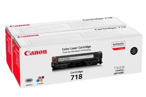 Canon, Canon H718BK Toner bk - Canon No. 718BK, 2662B005 für z.B. Canon ISensys MF 724 Cdw, Canon ISensys LBP -7200, Canon ISensys LBP -7200 c