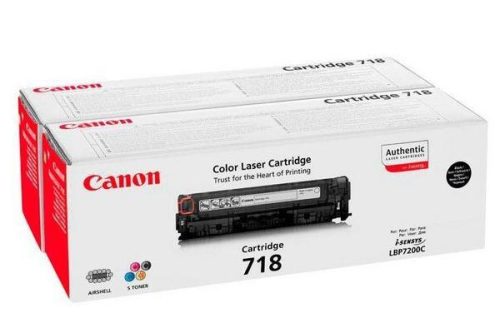 Canon, CANON Toner-Modul 718TW schwarz 2662B005 LBP 7200 2 St&uuml;ck