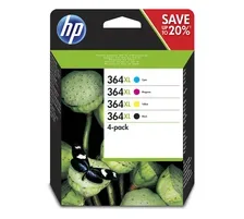 HP, HP H364XL Druckerpatronen XL bk - HP No. 364XL, J3M83AE für z.B. HP PhotoSmart eStation C 510, HP PhotoSmart 7520 e All-in-One, HP DeskJet D 5400