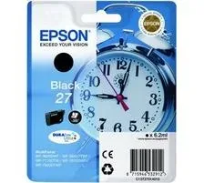 Epson, Epson E27 Druckerpatronen bk - Epson T2701, No. 27 bk, C13T27014010 für z.B. Epson WorkForce WF -3600, Epson WorkForce WF -3620 DWF