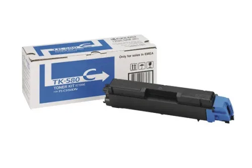 Kyocera, Kyocera K580C Toner cy - Kyocera TK-580C für z.B. Kyocera ECOSYS P 6021 cdn, Kyocera FSC 5150 DN