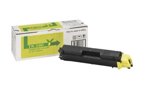 Kyocera, Kyocera K580Y Toner ye - Kyocera TK-580Y für z.B. Kyocera ECOSYS P 6021 cdn, Kyocera FSC 5150 DN
