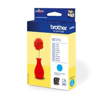 Brother, Brother -  Tintenpatrone cyan LC-121C DCP-J132 300 Seiten, One Size