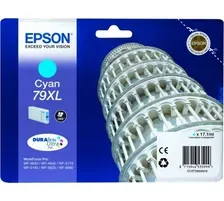 Epson, Epson E79XLc Druckerpatronen XL cy - Epson No. 79XL c, C13T79024010 für z.B. Epson WorkForce Pro WF -4600, Epson WorkForce Pro WF -4630 DWF