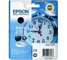 Epson, Epson E27 Druckerpatronen XL bk - Epson T2711, No. 27XL bk, C13T27114010 für z.B. Epson WorkForce WF -3600, Epson WorkForce WF -3620 DWF