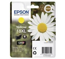 Epson, Epson E18XLy Druckerpatronen XL ye - Epson No. 18XL y, C13T18144010 für z.B. Epson Expression Home XP -100, Epson Expression Home XP -102