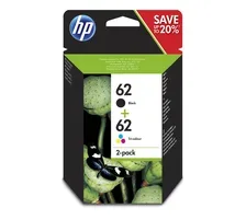 HP H62 Druckerpatronen bk - HP No. 62, N9J71AE für z.B. HP Envy 5644 e-All-in-One, HP Envy 5640 e-All-in-One, HP OfficeJet 5740, HP OfficeJet 5742