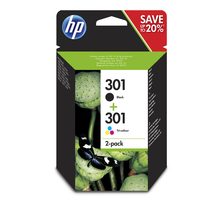 HP, HP Combopack 301 BK/color N9J72AE DeskJet 2050 190/165 Seiten