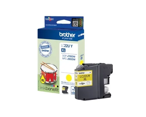 Brother, Brother B22UY Druckerpatronen ye - Brother LC-22U Y für z.B. Brother DCPJ 785 DW, Brother MFCJ 985 DW