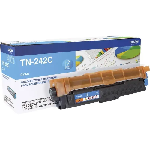 Brother, Brother B242C Toner cy - Brother TN-242C für z.B. Brother DCP -9022 CDW, Brother HL -3142 CW, Brother HL -3152 CDW, Brother HL -3172 CDW