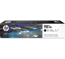 HP, HP H981ABK Druckerpatronen bk - HP No. 981A BK, J3M71A für z.B. HP PageWide Enterprise Color 550, HP PageWide Enterprise Color 556 dn