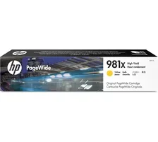 HP, HP H981XY Druckerpatronen XL ye - HP No. 981X Y, L0R11A für z.B. HP PageWide Enterprise Color 550, HP PageWide Enterprise Color 556 dn