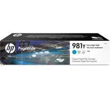 HP, HP H981YC Druckerpatronen XL cy - HP No. 981Y C, L0R13A für z.B. HP PageWide Enterprise Color 550, HP PageWide Enterprise Color 556 dn