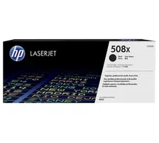HP, HP H508XBK Toner XL bk - HP No. 508X BK, CF360A für z.B. HP Color LaserJet Enterprise Flow MFP M 577 c, HP Color LaserJet Enterprise M 552 dn