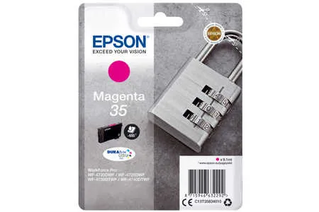 Epson, Epson E35 Druckerpatronen ma - Epson T3583, No. 35 m, C13T35834010 für z.B. Epson WorkForce Pro WF -4720 DWF, Epson WorkForce Pro WF -4720