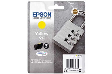 Epson, EPSON Tintenpatrone yellow T358440 WF-4720/4725DWF 650 Seiten