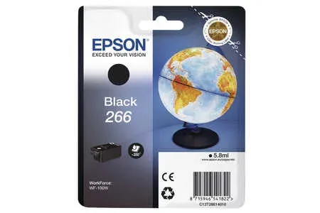Epson, Epson E266BK Druckerpatronen bk - Epson No. 266BK, C13T26614010 für z.B. Epson WorkForce WF -100 W, Epson WorkForce WF -110 W