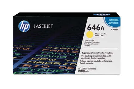 HP, HP H646A Toner ye - HP No. 646A, CF032A für z.B. HP Color LaserJet Enterprise CM 4500, HP Color LaserJet Enterprise CM 4540 f MFP