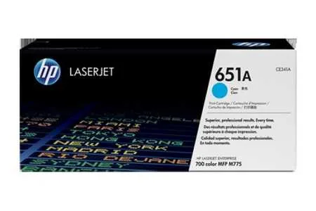 HP, HP H651AC Toner cy - HP No. 651AC, CE341A für z.B. HP Color LaserJet Managed MFP M 770, HP Color LaserJet Managed MFP M 775 fm