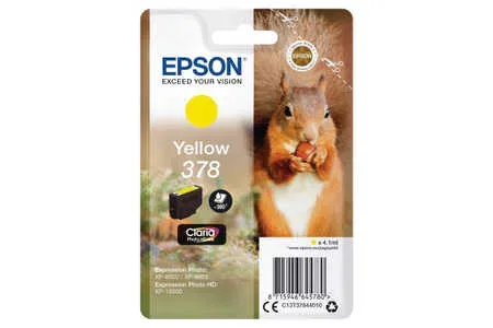 Epson, Epson E378/478 Druckerpatronen ye - Epson T3784, No. 378 y, C13T37844010 für z.B. Epson Expression Photo HD XP -15000