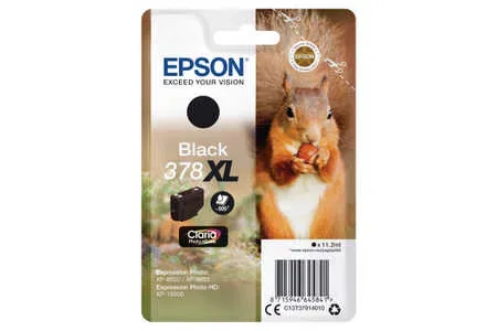 Epson, Epson E378/478 Druckerpatronen XL bk - Epson T3791, No. 378XL bk, C13T37914010 für z.B. Epson Expression Photo HD XP -15000