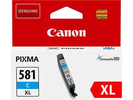 Canon, Canon C581XLC Druckerpatronen XL cyan - Canon CLI-581XLC, 2049C001 für z.B. Canon Pixma TS 8350, Canon Pixma TS 6351 a, Canon Pixma TR 8550