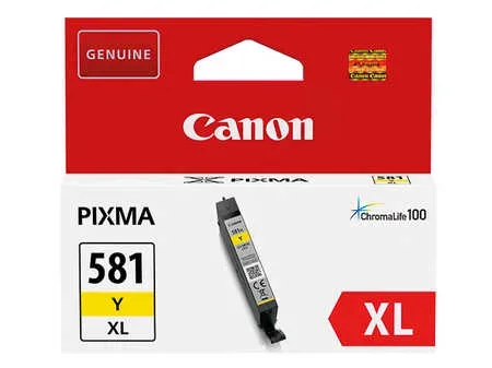 Canon, Canon C581XLY Druckerpatronen XL gelb - Canon CLI-581XLY, 2051C001 für z.B. Canon Pixma TS 8350, Canon Pixma TS 6351 a, Canon Pixma TR 8550