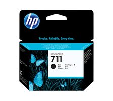 HP, HP Tintenpatrone 711 HY schwarz CZ133A DesignJet T120/520 80ml