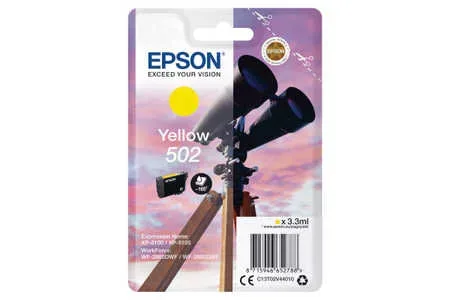 Epson, Epson E502Y Druckerpatronen ye - Epson No. 502Y, C13T02V44010 für z.B. Epson Expression Home XP -5100, Epson Expression Home XP -5105