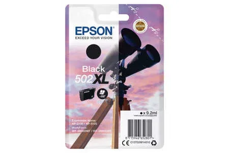 Epson, Epson E502XLBK Druckerpatronen XL bk - Epson No. 502XLBK, C13T02W14010 für z.B. Epson Expression Home XP -5100, Epson Expression Home XP -5105