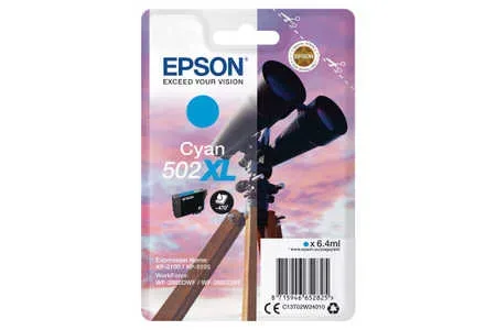 Epson, Epson E502XLC Druckerpatronen XL cy - Epson No. 502XLC, C13T02W24010 für z.B. Epson Expression Home XP -5100, Epson Expression Home XP -5105
