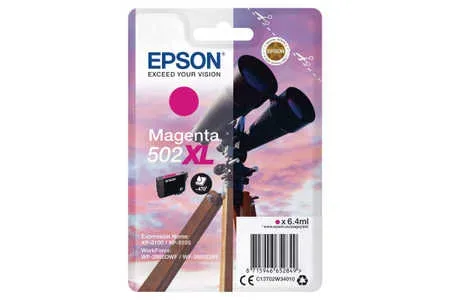 Epson, Epson E502XLM Druckerpatronen XL ma - Epson No. 502XLM, C13T02W34010 für z.B. Epson Expression Home XP -5100, Epson Expression Home XP -5105