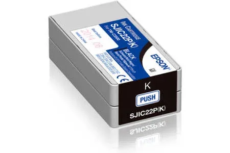 Epson, Epson S02060 Druckerpatronen bk - Epson S020601, C33S020601 für z.B. Epson TMC 3500, Epson ColorWorks C 3500