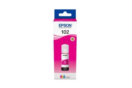 Epson, Epson E102m Druckerpatronen magenta - Epson No. 102 m, C13T03R340 für z.B. Epson EcoTank ET -2700, Epson EcoTank ET -2750, Epson EcoTank ET -3700