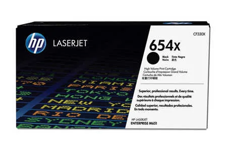 HP, HP Toner-Modul 654X schwarz CF330X CLJ Enterprise M651 20'500 S.