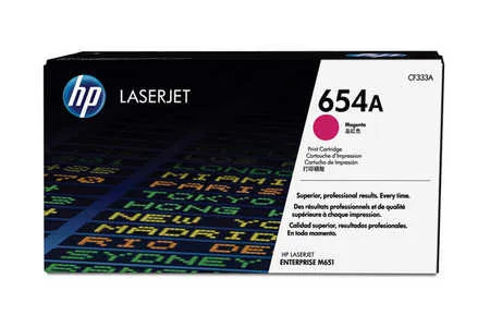 HP, HP H654A Toner magenta - HP No. 654A, CF333A für z.B. HP Color LaserJet Enterprise M 651 dn, HP Color LaserJet Enterprise M 651 n