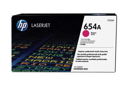 HP, HP Toner-Modul 654A magenta CF333A CLJ Enterprise M651 15'000 S.