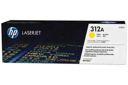 HP, HP H312AY Toner yellow - HP No. 312A Y, CF382A für z.B. HP Color LaserJet Pro MFP M 476 dn, HP Color LaserJet Pro MFP M 476 dw