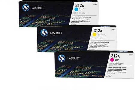 HP, HP Toner Tri-Pack 312A CMY CF440AM Color LJ Pro M476 2700 S.