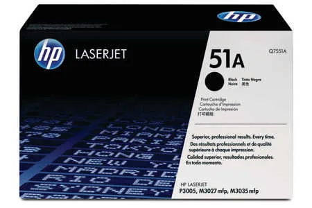 HP, HP H51ABK Toner schwarz - HP No. 51ABK, Q7551A für z.B. HP LaserJet M 3000, HP LaserJet M 3027 MFP, HP LaserJet M 3027 X MFP