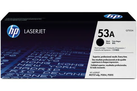 HP, HP H53ABK Toner XL schwarz - HP No. 53A BK, Q7553A für z.B. HP LaserJet M 2700, HP LaserJet M 2727 NF MFP, HP LaserJet M 2727 NFS MFP