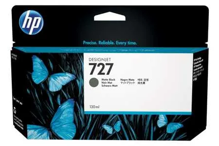 HP, HP H727mbk Druckerpatronen matte black - HP No. 727 mbk, B3P22A für z.B. HP DesignJet T 1500 ePrinter, HP DesignJet T 1500 ePrinter 36 Inch