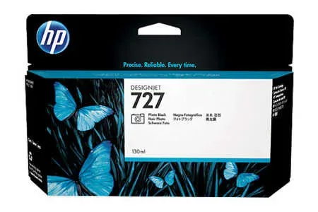 HP, HP H727pbk Druckerpatronen photo black - HP No. 727 pbk, B3P23A für z.B. HP DesignJet T 1500 ePrinter, HP DesignJet T 1500 ePrinter 36 Inch