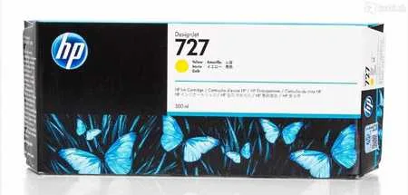 HP, HP H727XLy Druckerpatronen XL yellow - HP No. 727XL y, F9J78A für z.B. HP DesignJet T 1500 ePrinter, HP DesignJet T 1500 ePrinter 36 Inch