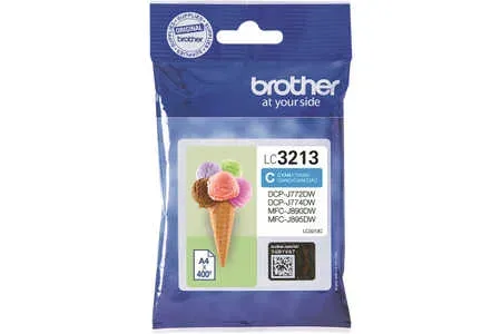 Brother, Brother B3213C Druckerpatronen XL c - Brother LC-3213C für z.B. Brother DCPJ 774 DW, Brother DCPJ 572 DW, Brother DCPJ 770, Brother DCPJ 772 DW